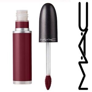 MAC Cosmetics Retro Matte Liquid Lipcolour - High Drama Deep Red LIKE NEW No box